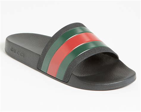 fake gucci slider|Gucci knockoff slides.